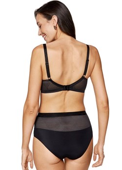 Gorteks biustonosz miękki soft z geometrycznym wzorem Laurel B2, Kolor czarny, Rozmiar 75F, Gorteks ze sklepu Primodo w kategorii Biustonosze - zdjęcie 187974600