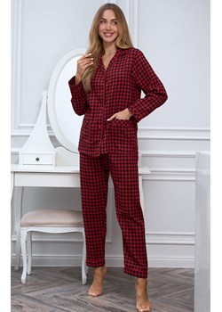 Bawełniana piżama damska w kratkę X-MAS, Kolor czerwono-czarny, Rozmiar S/M, PURE SIN ze sklepu Intymna w kategorii Piżamy damskie - zdjęcie 187974830