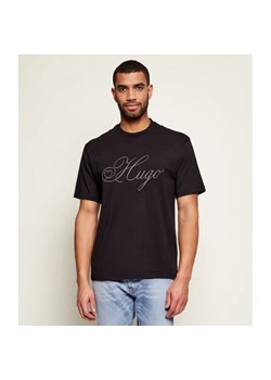 HUGO T-shirt Dalent | Regular Fit ze sklepu Gomez Fashion Store w kategorii T-shirty męskie - zdjęcie 187975251