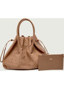 Elisabetta Franchi Shopperka | zamsz ze sklepu Gomez Fashion Store w kategorii Torby Shopper bag - zdjęcie 187975301