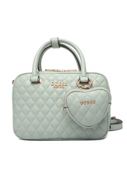 Torebka Guess Atabey HWQG98 94050 Zielony ze sklepu eobuwie.pl w kategorii Kuferki - zdjęcie 187975352