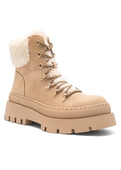 Trzewiki DeeZee QUEENIE SWS6151-03 Beżowy ze sklepu eobuwie.pl w kategorii Workery damskie - zdjęcie 187975370