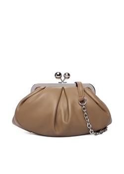 Torebka Weekend Max Mara 2615511164600 Brązowy ze sklepu eobuwie.pl w kategorii Kopertówki - zdjęcie 187975373