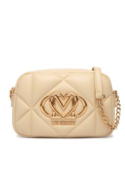 Torebka LOVE MOSCHINO JC4038PP1OLC0129 Beżowy ze sklepu eobuwie.pl w kategorii Listonoszki - zdjęcie 187975414