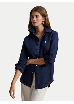 Polo Ralph Lauren Koszula 211970730519 Granatowy Classic Fit ze sklepu MODIVO w kategorii Koszule damskie - zdjęcie 187976033