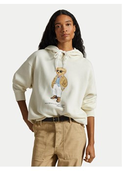 Polo Ralph Lauren Bluza 211A96598001 Écru Relaxed Fit ze sklepu MODIVO w kategorii Bluzy damskie - zdjęcie 187976093