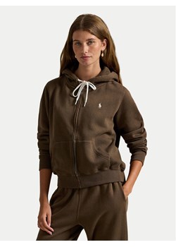 Polo Ralph Lauren Bluza 211971699501 Brązowy Relaxed Fit ze sklepu MODIVO w kategorii Bluzy damskie - zdjęcie 187976101