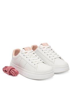 Calvin Klein Sneakersy Low Cut Lace-Up V3A9-83221-1355A953 S Biały ze sklepu MODIVO w kategorii Buty sportowe dziecięce - zdjęcie 187976104