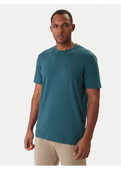 Guess T-Shirt Z2YI12 JR06K Zielony Regular Fit ze sklepu MODIVO w kategorii T-shirty męskie - zdjęcie 187976171