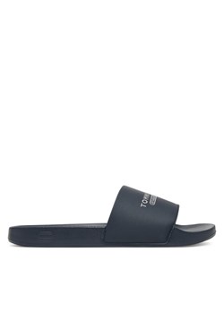 Tommy Hilfiger Klapki Raised Pool Slide FM0FM05761 Granatowy ze sklepu MODIVO w kategorii Klapki męskie - zdjęcie 187976241