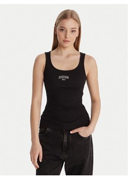 Guess Jeans Top W6RP20 KA0H1 Czarny Slim Fit ze sklepu MODIVO w kategorii Bluzki damskie - zdjęcie 187976242