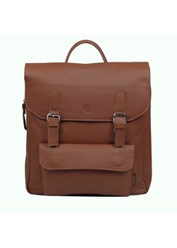 brązowy plecak skórzany Teofila ze sklepu Słoń Torbalski w kategorii Plecaki - zdjęcie 187977160