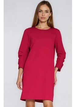 Nife elegancka sukienka z zakładkami na rękawach ze sklepu intimiti.pl w kategorii Sukienki - zdjęcie 187977234