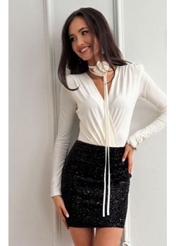 Cekinowa mini spódniczka czarna – polska produkcja ze sklepu intimiti.pl w kategorii Spódnice - zdjęcie 187977353