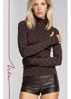 Gatta Zień 43155 Seamless Monogram golf damski ze sklepu intimiti.pl w kategorii Bluzki damskie - zdjęcie 187977381