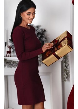 Elastyczna bawełniana mini sukienka w prążek Nolia ze sklepu intimiti.pl w kategorii Sukienki - zdjęcie 187977431