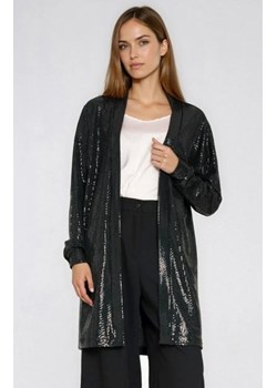 Cienki cekinowy blezer - czarny Nife ze sklepu intimiti.pl w kategorii Marynarki damskie - zdjęcie 187978051
