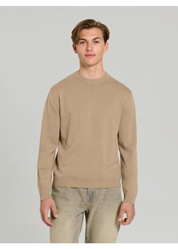 Sinsay - Sweter z długim rękawem - beżowy ze sklepu Sinsay w kategorii Swetry męskie - zdjęcie 187978471
