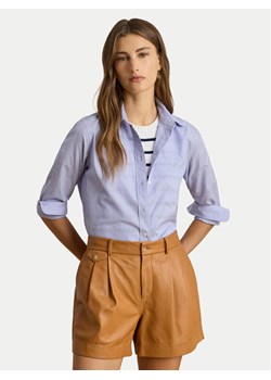 LAUREN RALPH LAUREN Koszula 200940254002 Błękitny Straight Fit ze sklepu MODIVO w kategorii Koszule damskie - zdjęcie 187978810