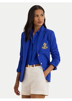LAUREN RALPH LAUREN Marynarka 200797305032 Niebieski Slim Fit ze sklepu MODIVO w kategorii Marynarki damskie - zdjęcie 187978830