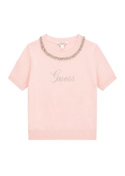 Guess Sweter J6RR14 Z2NQ2 Różowy Regular Fit ze sklepu MODIVO w kategorii Swetry dziewczęce - zdjęcie 187978863