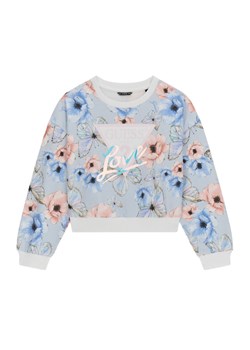 Guess Bluza J6RQ04 KA6R4 Błękitny Regular Fit ze sklepu MODIVO w kategorii Bluzy dziewczęce - zdjęcie 187978893