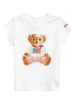Polo Ralph Lauren T-Shirt 310844732001 Biały Regular Fit ze sklepu MODIVO w kategorii Bluzki dziewczęce - zdjęcie 187978924