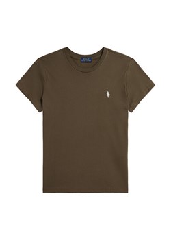 Polo Ralph Lauren T-Shirt 211B14605011 Brązowy Classic Fit ze sklepu MODIVO w kategorii Bluzki damskie - zdjęcie 187978931