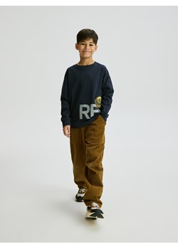 Reserved - Longsleeve z nadrukiem reflective - czarny ze sklepu Reserved w kategorii T-shirty chłopięce - zdjęcie 187979940