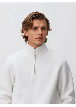 Reserved - Bluza ze stójką - złamana biel ze sklepu Reserved w kategorii Bluzy męskie - zdjęcie 187979984