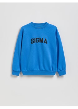 Reserved - Bluza z nadrukiem - niebieski ze sklepu Reserved w kategorii Bluzy chłopięce - zdjęcie 187979991