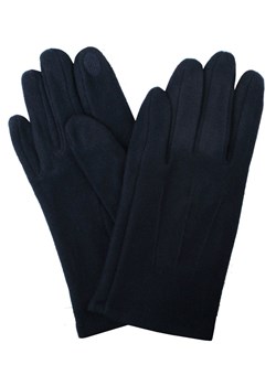 Delikatne i Wygodne Rękawiczki z Wełną - Męskie - Granatowe RKWEMACSHSTR0019welnaGR ze sklepu JegoSzafa.pl w kategorii Rękawiczki męskie - zdjęcie 187980070