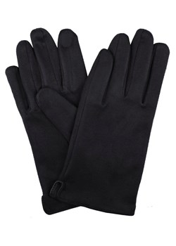 Miękkie i Delikatne Rękawiczki Męskie - Bawełniane - Czarne RKWEMACSHSTR0011bawCZAR ze sklepu JegoSzafa.pl w kategorii Rękawiczki męskie - zdjęcie 187980082