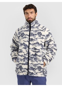 Polar sherpa rozpinany ze stójką uniseks 4F 4FWAW25TFLEU352 - beżowy ze sklepu Sportstylestory.com w kategorii Bluzy damskie - zdjęcie 187980153