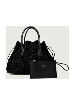 Elisabetta Franchi Shopperka + saszetka | zamsz ze sklepu Gomez Fashion Store w kategorii Torby Shopper bag - zdjęcie 187980222