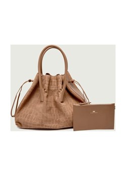 Elisabetta Franchi Shopperka + saszetka | zamsz ze sklepu Gomez Fashion Store w kategorii Torby Shopper bag - zdjęcie 187980223