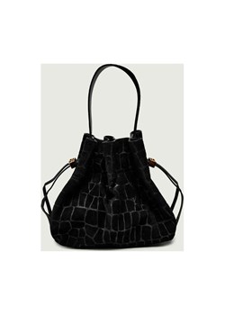 Elisabetta Franchi Worek | zamsz ze sklepu Gomez Fashion Store w kategorii Torebki worki - zdjęcie 187980224