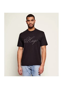 HUGO T-shirt Dalent | Regular Fit ze sklepu Gomez Fashion Store w kategorii T-shirty męskie - zdjęcie 187980303