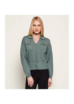 Liu Jo Sport Kardigan | Loose fit | z dodatkiem jedwabiu ze sklepu Gomez Fashion Store w kategorii Swetry damskie - zdjęcie 187980370