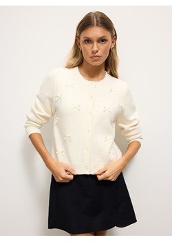 Mohito - Kardigan - kremowy ze sklepu Mohito w kategorii Swetry damskie - zdjęcie 187981810