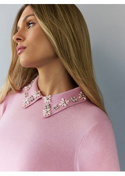 Mohito - Sweter z kołnierzykiem - różowy ze sklepu Mohito w kategorii Swetry damskie - zdjęcie 187981901