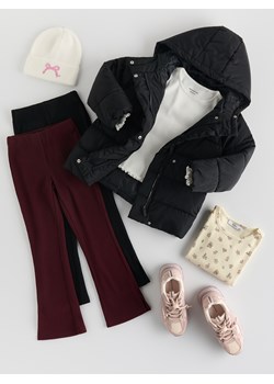 Reserved - Wodoodporna kurtka z kapturem - czarny ze sklepu Reserved w kategorii Kurtki dziewczęce - zdjęcie 187982244