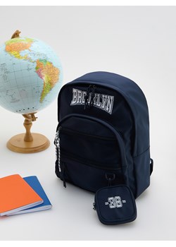 Reserved - Plecak z haftem - granatowy ze sklepu Reserved w kategorii Torby i walizki dziecięce - zdjęcie 187982264