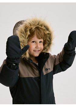 Reserved - Ocieplany kombinezon z rękawiczkami - granatowy ze sklepu Reserved w kategorii Kombinezony i kurtki - zdjęcie 187982294