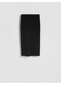 Reserved - Spódnica midi z wiskozą - czarny ze sklepu Reserved w kategorii Spódnice - zdjęcie 187982423