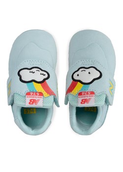 Kapcie New Balance CV574CHB Błękitny ze sklepu eobuwie.pl w kategorii Buciki niemowlęce - zdjęcie 187982481