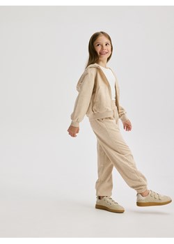 Reserved - Bluza z kapturem - beżowy ze sklepu Reserved w kategorii Bluzy dziewczęce - zdjęcie 187982952
