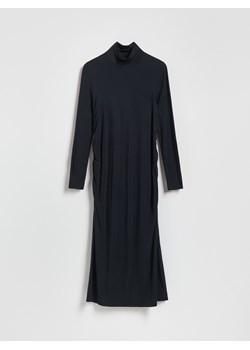 Reserved - Sukienka z modalem - czarny ze sklepu Reserved w kategorii Sukienki - zdjęcie 187983020