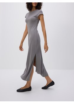 Reserved - Sukienka z modalem - ciemnoszary ze sklepu Reserved w kategorii Sukienki - zdjęcie 187983170