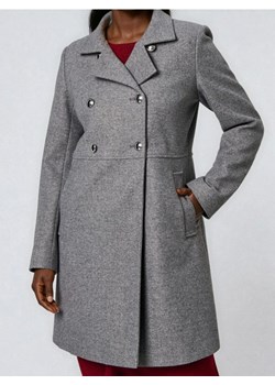 Sinsay - Płaszcz z guzikami ozdobnymi - szary ze sklepu Sinsay w kategorii Płaszcze damskie - zdjęcie 187983622